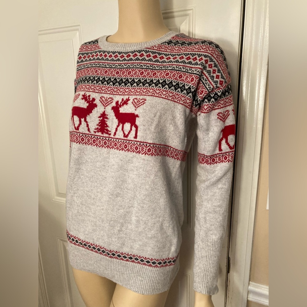 Sweater SHRINKING VIOLET Deer sz Medium